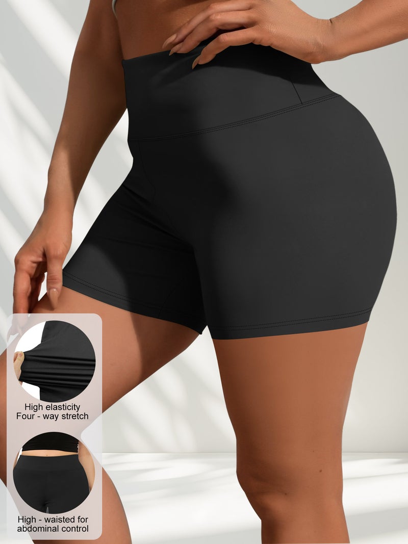 Plus Size Three-Point Yoga Shorts Women Three-Point Pants Summer Riding Yoga Pants Shorts Factory - Image 3